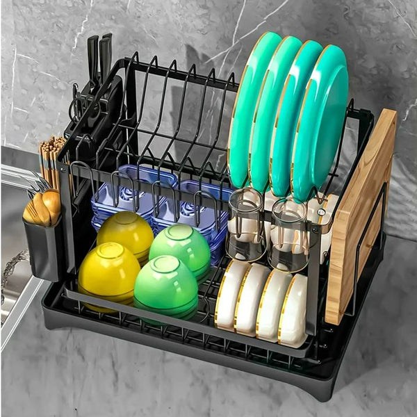 HONGGE Black Dish Rack