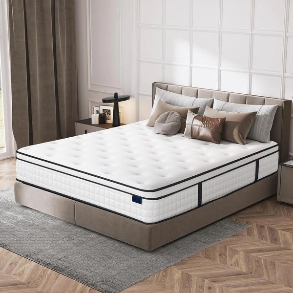 10-inch Hybrid Innerspring and Memory Foam Mattress-Twin Size