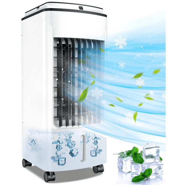 HONGGE 3-in-1 Evaporative Air Cooler Portable Air Cooling Fan with Remote Control