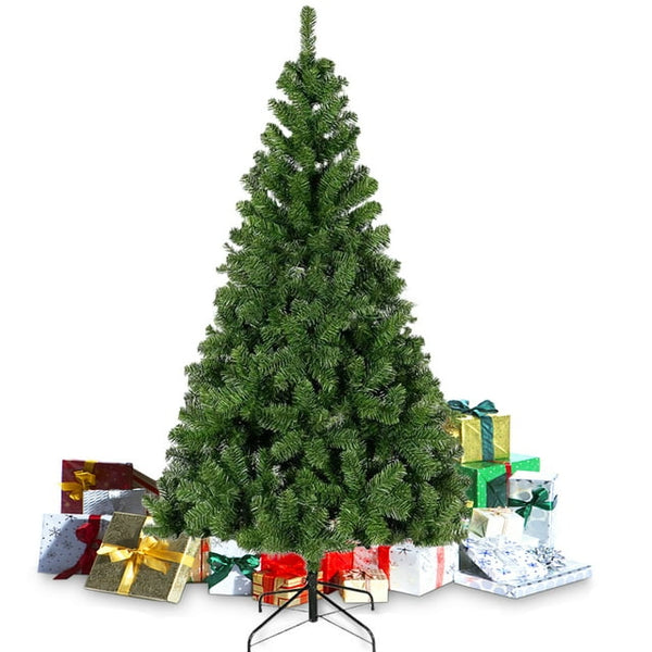 HONGGE Artificial Christmas Tree 7.5ft High Quality Xmas Tree with 1405 Branch Tips for Home, Office, Shop Decoration