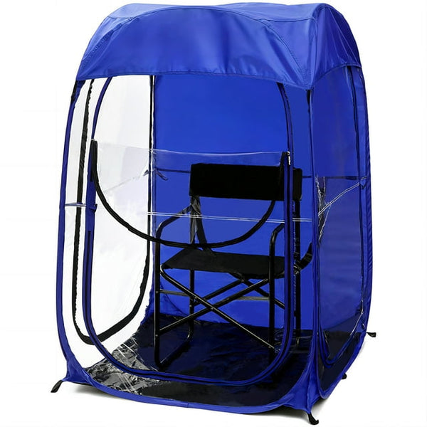 HONGGE Weather Pod 1-Person Pop-Up Tent, Blue