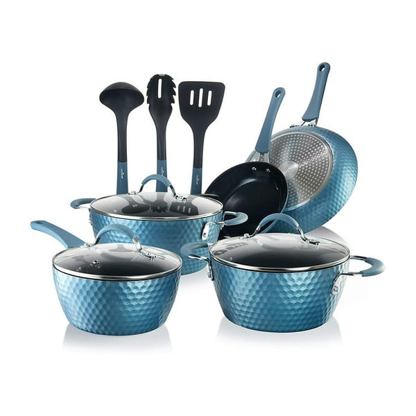 HONGGE Easy Care Thermo Spot 20 Piece Non-Stick Dishwasher Safe Cookware Set