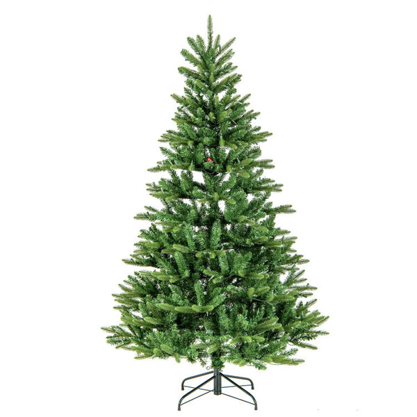 6 Feet Artificial Xmas Tree with 500 Warm Yellow Incandescent Lights