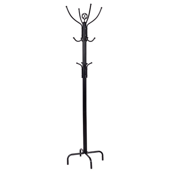 Metal Coat Rack with 12 Hooks