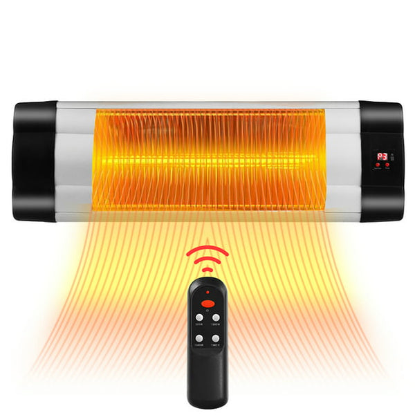 HONGGE 1500W Infrared Patio Heater Remote Control 24H Timer