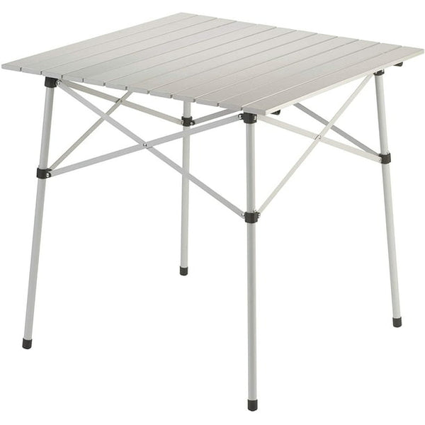 Outdoor Compact Folding Table, Sturdy Aluminum Camping Table with Snap-Together Design, Seats 4 and Carry Bag Included; Great for Camping, Tailgating, Grilling