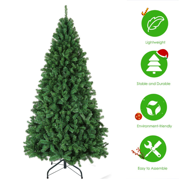 HONGGE 6ft Premium Spruce Artificial Christmas Tree