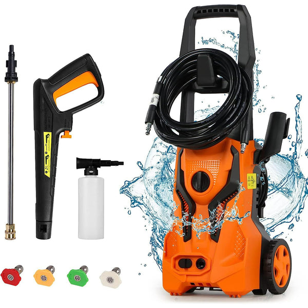 HONGGE Electric Power Washer, Pressure Washer, Max. 3500PSI 2.4GPM Pressure Washer Car Washer Machine