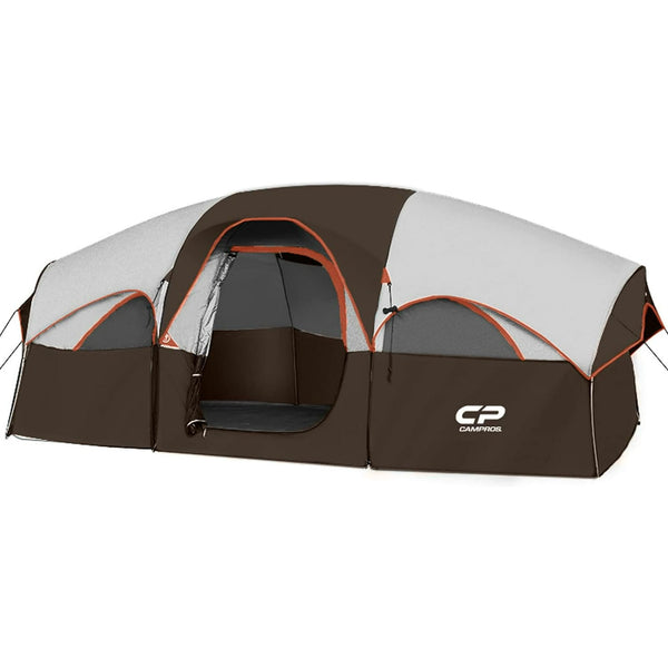 HONGGE CP Tent 8 Person Camping Tents, Weather Resistant Family Tent