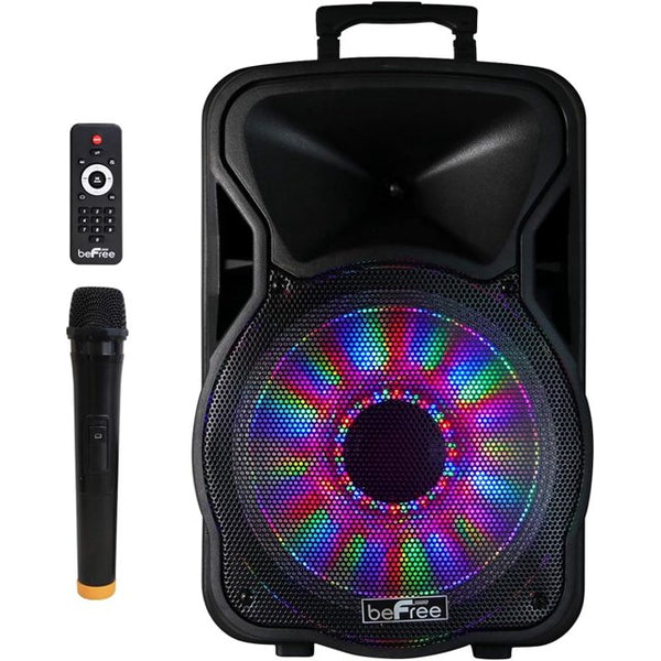 HONGGE LED Jobsite Speaker, Rechargeable Bluetooth Party Speaker