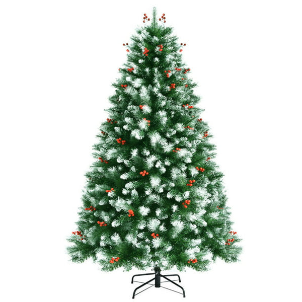 HONGGE Artificial PVC Christmas Tree with Branch Tips