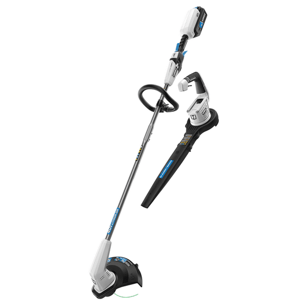 HONGGE 20-Volt Cordless 12-inch String Trimmer and Blower Combo